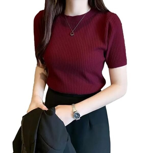 Round Neck Short Sleeve Tee