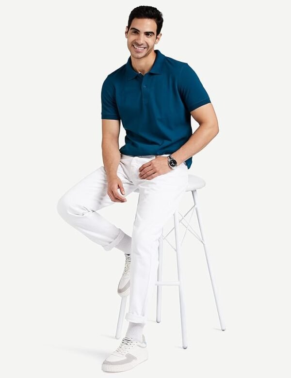 solid cotton t shirt | round neck | half sleeve | plain regular fit
