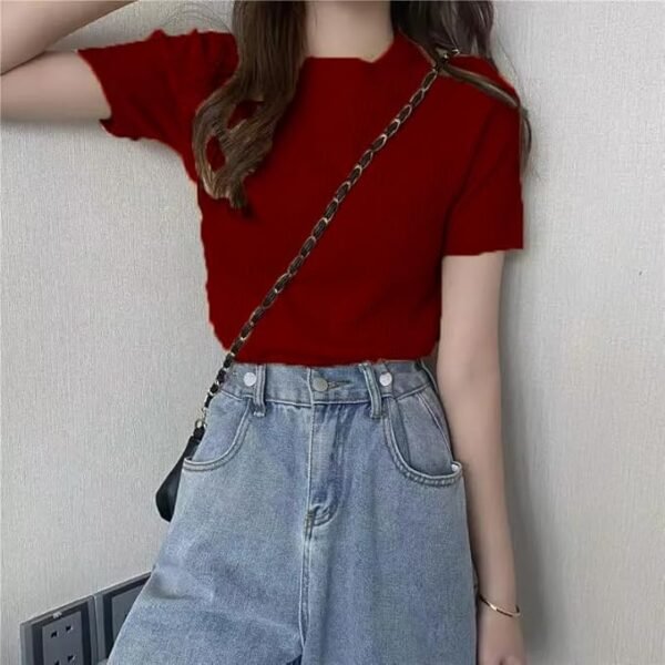 Round Neck Short Sleeve Tee