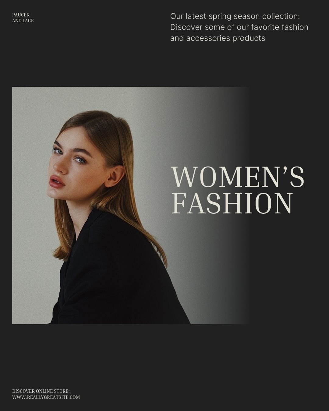 black minimalist women's fashion sale instagram post (5)