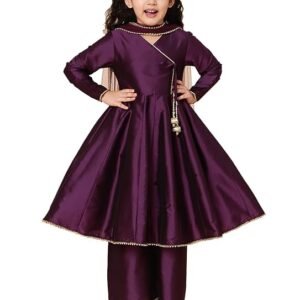 a.t.u.n. (all things uber nice) girl's anarkali knee length set